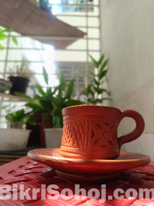 Aesthetic Clay Tea Cup || Tea Cup || চায়ের কাপ